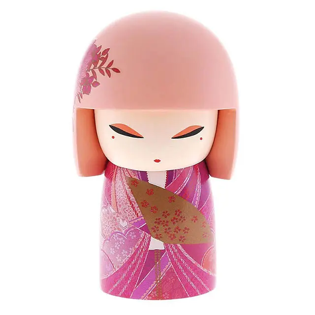 Boneca de resina kokeshi personalizada, boneca japonesa artesanal de desenho animado, decoração de boneca para crianças