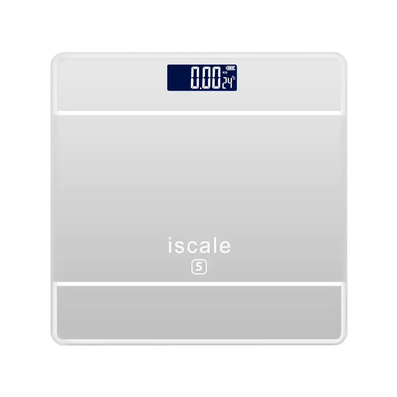 مقياس رقمي رقمي للوزن الشخصي وزجاج وزن الجسم الرقمي الذكي