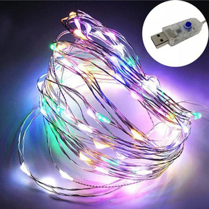 銅線ライトストリングUSB30メートル300LED8機能クリスマスデコレーションリモコンLEDロープストリング - Product Image 3