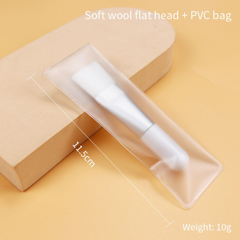 Soft wool flat head + PVC bag