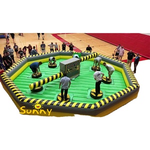 Top Quality Big Ball Inflatable Wipeout Obstacle <strong>Leaps</strong> and <strong>Bounds</strong> Obstacle Course Inflatable Big Baller for Sale - Product Image 6
