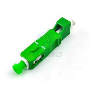 FONGKO LC/<strong>APC</strong> Female to SC/<strong>APC</strong> Male Single mode Simplex Fiber Optic Converter Hybrid Adapter - Product Image 2
