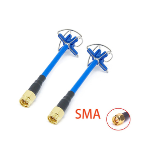 2 Pcs <strong>5.8Ghz</strong> 3dBi FPV Antenna RP-SMA / SMA High Gain for Aomway TX/<strong>RX</strong> VTX Transmitter Receiver Camera Racing Drone - Product Image 3
