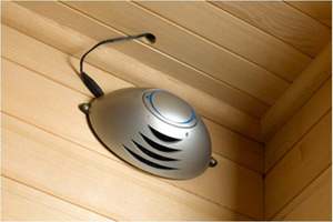 Lujosas salas de sauna al aire libre de tipo cuadrado con estufa eléctrica y sistema de control por computadora - Product Image 4