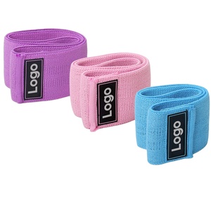 Fabric Resistance Loop <span class=keywords><strong>Exercise</strong></span> Bands Set Non Slip Booty Workout Bands for Legs Butt Squat Glute Hip