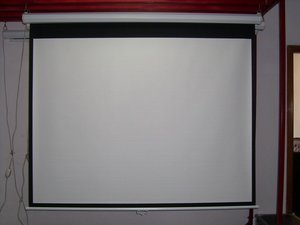 100'' High Quality Electric <strong>Projector</strong> <strong>Screen</strong> / Wall &amp; Ceiling Mounted Motorized Projection <strong>Screen</strong> for Home Cinema - Product Image 3
