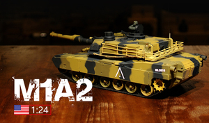 Henglong 3816 Remote Control Toy <strong>Tank</strong> <strong>1</strong>/<strong>24</strong> U.S. M1A2 Abrams Infrared Rc <strong>Tanks</strong> for Boy - Product Image 6