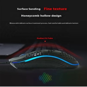 Mouse con cavo cavo luce posteriore a LED Mouse ottico per giochi USB Mouse per Computer portatile/Desktop 4D PC uso casa e ufficio - Product Image 5