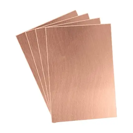 Feuille bimétallique bandes bimétalliques feuilles de cuivre métaux alliages BONDED AL/CU stratification revêtement feuille d'aluminium