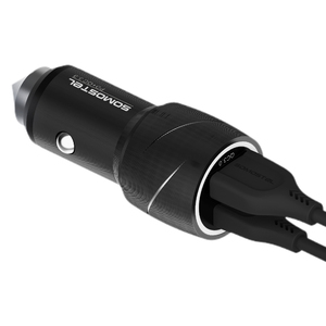 Hot Sale SMS- A111 PD &amp; QC3.0 38W Power Fast Charge 5V <strong>2</strong>.4A Quick Car Charger Dual USB Output with Type c to Type c <strong>2</strong> <strong>in</strong> <strong>1</strong> - Product Image 6