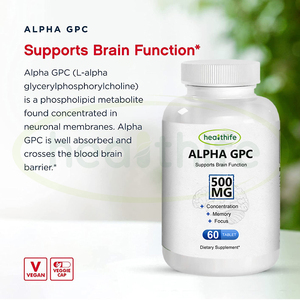 Großhandel Gehirn funktion Alpha GPC Glyceryl phosphor ylcholin Kapseln - Product Image 3