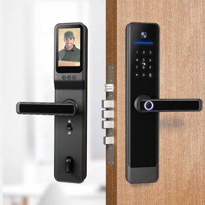 Smartek E908FP fotocamera 6068 6085 Keyless Entry Fingerprint Code RFID Card Key Lock App Digital Tuya Intercom Video Smart Lock - Product Image 2