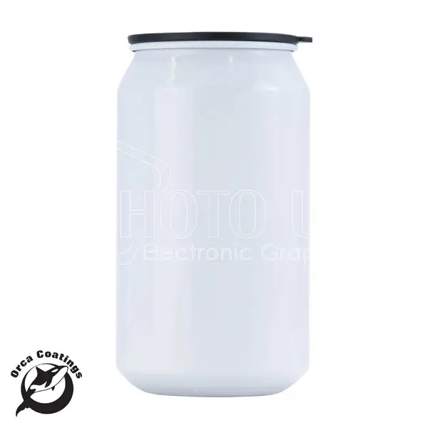 Revêtements officiels Orca Bouteille d'eau pour canette de soda en aluminium de 500 ml vierge de sublimation personnalisée