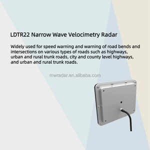 लुडा ldtr22 24 घघz वेग मापने सेंसर 320 मीटर डिटेक्शन रेंज गैर-संपर्क स्थापना वाहन गति माप सुरक्षा - Product Image 2