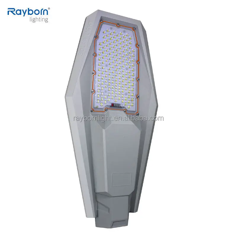 Lampadaire solaire LED avec batterie longue durée, 6500K, avec Lithium, autonomie de la batterie