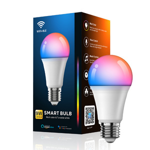 LEDEAST ZJ-BWBL1L-RGB <strong>LED</strong> Smart Wifi Ble Bulb Voice Control Remote Control Alexa and Google Compatible E26 Smart Bulb - Product Image 2