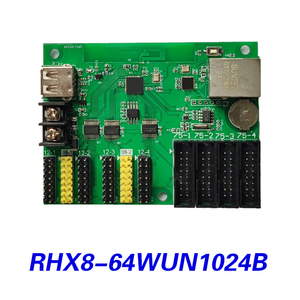 RHX8-การ์ดควบคุมการแสดงผลแบบสองสีแบบสีเดียว WiFi, พอร์ตเครือข่าย, เนื้อหาการถ่ายโอนข้อมูลแฟลชดิสก์แบบ USB ในสามวิธี