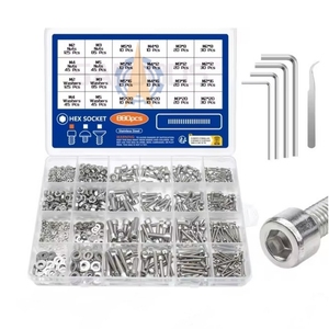 Hardware Kit <strong>Assorted</strong> <strong>Machine</strong> Nut Bolts and <strong>Screws</strong> Kit Custom Fastener Set Stainless Steel Bolt Carbon Steel Brass Aluminum - Product Image 6