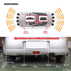 Parking <strong>Sensor</strong> <strong>Auto</strong> Parktronic Kit LED Display <strong>Auto</strong> Parking Radar with 6 <strong>Sensors</strong> <strong>Reverse</strong> Backup Monitor Detector <strong>System</strong> - Product Image 6