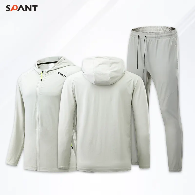 Produit populaire uniforme de football veste à capuche maillot de football blanc pour hommes survêtement de football porter combinaison de football en polyester