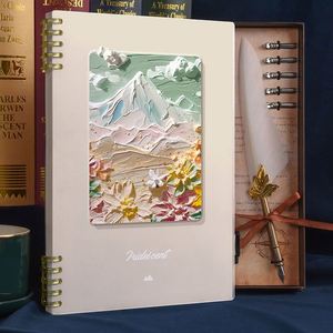 Custom Retro Literário A4 A5 B5 Governou Folhas Soltas Binder Journal <span class=keywords><strong>Notebook</strong></span> para Estudantes