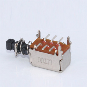 STM con foro ad angolo singolo palo a lancio singolo PCB montato a 6 perni interruttori a pulsante a chiave diritta a 90 gradi - Product Image 5