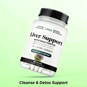 Yetişkin yağlı karaciğer sağlığı için özelleştirilmiş detoks onarım destek takviyesi karaciğer temizlemek yenilemek kapsüller - Product Image 4