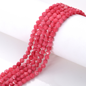 Toptan doğal taş Rhodonite zeytin kuvars gül kuvars Citrine kiyanit boncuk dizili boncuklar takı yapımı 8mm 15"