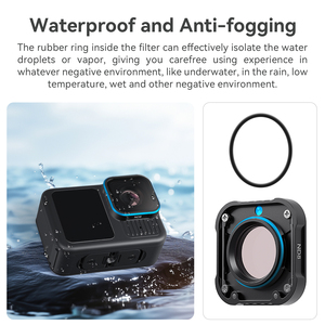 aMagisn Waterproof <strong>Filter</strong> for GoProHero 13/12/<strong>11</strong>/10/9 Optical Glass <strong>Filter</strong> ND8/16/32/64 Neutral Density &amp; CPL Polarizing <strong>Filter</strong> - Product Image 4