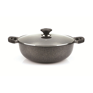 Phúc lợi Pan loạt đúc nhôm không dính đồ nấu nướng Jumbo chảo với lâu dài lớp phủ đá cẩm thạch - Product Image 1