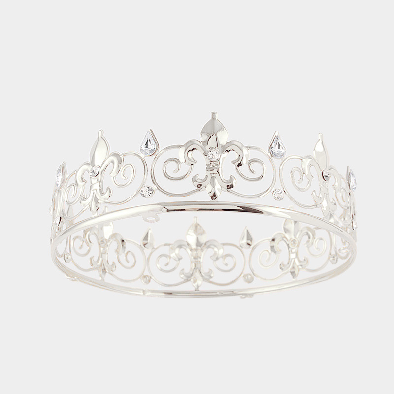 Diamante blanco plateado