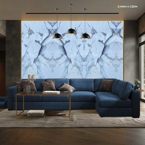 Custom Interior Decoration 122X240cm Pvc Uv Marble <strong>Design</strong> Pvc Marble Wall Panel
