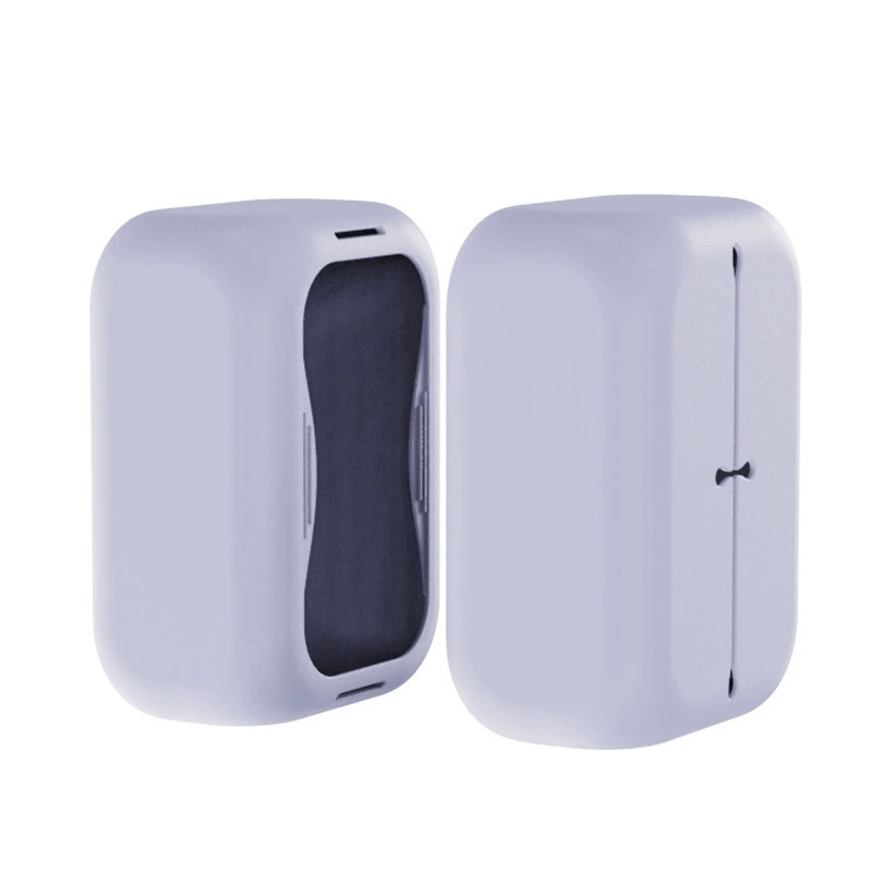 Boîte à mouchoirs verte en forme de carapace de crabe.