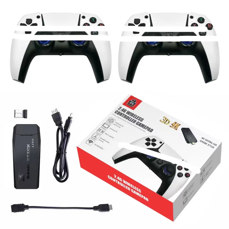 M8 Mini TV Game Stick 8k Video Drahtlose Videospiel konsole mit Ps5 Game Controller