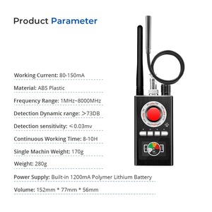 Latest Anti-spy <strong>Device</strong> <strong>Detect</strong> Hidden Cameras RF Signals Wireless Cameras Lens Bugs GPS Trackers Magnetic GSM <strong>Devices</strong> PQ630
