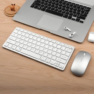Juego de ratón y teclado inalámbrico retroiluminado RGB recargable portátil ultrafino, conexión USB Mini para PC, ordenador portátil de escritorio - Product Image 3