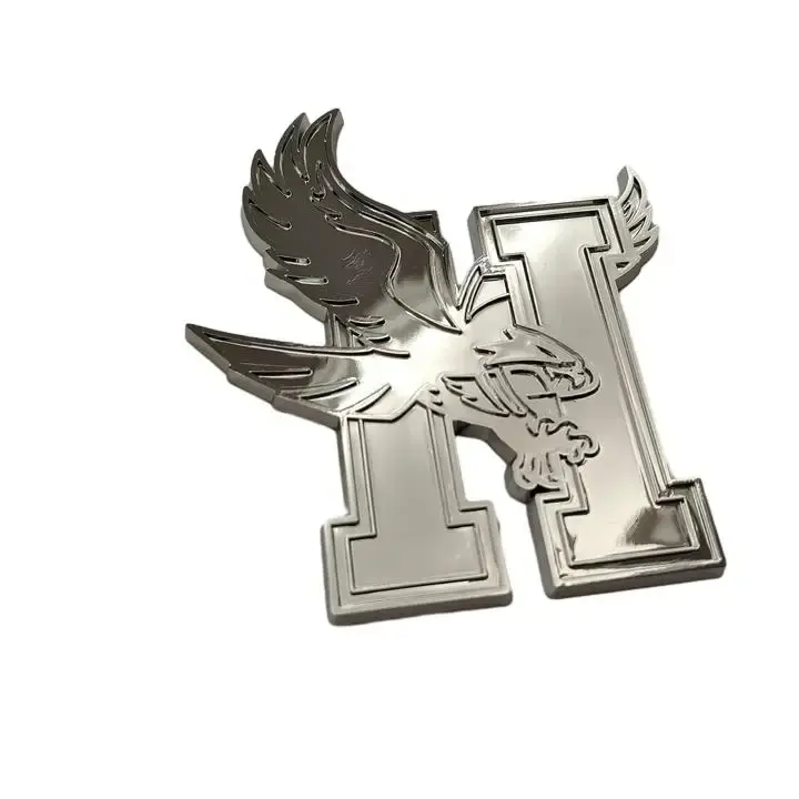 All'ingrosso argento cromato adesivi Auto professionale personalizzato emblema Auto con lettere Logo distintivo