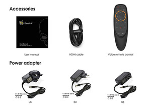 Fabrika Beelink GT King pro S922X-H 4GB/64GB goog-le sertifikalı TV kutusu Android 9.0 akıllı IP-TV Set Top BOX ses uzaktan - Product Image 6
