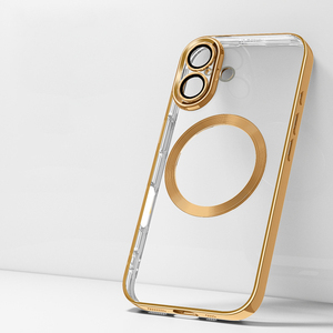 เคสโทรศัพท์ iPhone 16 PRO MAX ชุบด้วยไฟฟ้าสำหรับ Apple 15 14 Plus โปร่งใส TPU - Product Image 5