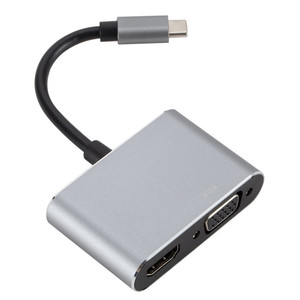 苹果M1笔记本电脑的USB C至HDMI VGA适配器4K 30HZ视频输出 - Product Image 4