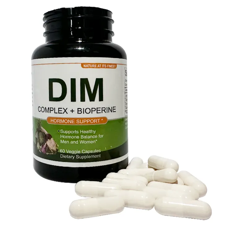 Estrogen Balance DIM Capsules with Dong Quai Powder Hormone Menopause Relief Estrogen Metabolism Support Supplements