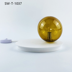 Yeni tasarım lüks altın masa lambası küçük Modern İskandinav altın cam restoran oturma odası dekoratif Led masa lambası - Product Image 4