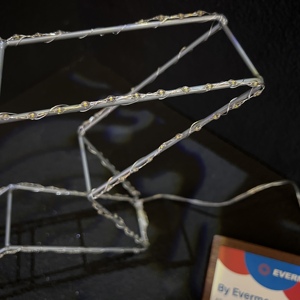 Luzes de Natal <span class=keywords><strong>LED</strong></span> 24V à Prova d'Água com Estrutura de Metal Acrílico para Decoração de Parede Interna/Externa com Motivo de Lua Crescente e Estrela - Product Image 5