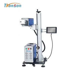 Transon CNC CO2 uçan lazer markalama makinesi Synrad DAVI 30W 50W 60W uçan CO2 lazer markalama makinesi - Product Image 2