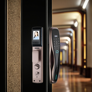 Hotel Low MOQ Smart Türschloss WIFI Tuya Ttlock APP Fernbedienung Finger abdruck Digitale Tastatur NFC-Code Intelligentes Smart Lock - Product Image 1