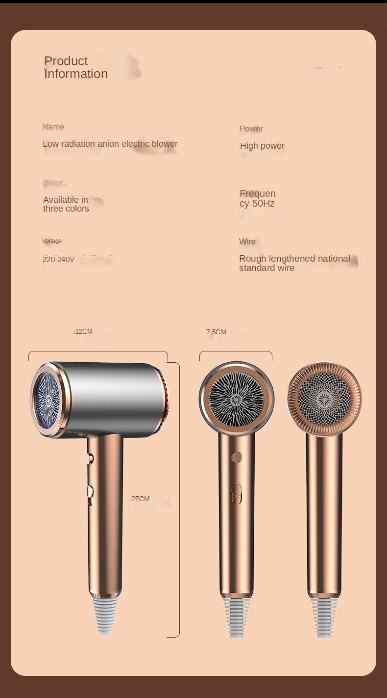 Hair Dryers 2021 Professional Standing Hair Dryer high-power In Stock Ionic Infrared Salon Best Price Hair Dryer hotel household