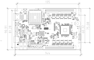 Huidu ระบบ W66แสดงผล LED ในร่ม/กลางแจ้ง, คุณสมบัติควบคุมการแสดงผลพร้อมส่งบัตรรับบัตรสำหรับอุปกรณ์บริการ - Product Image 3