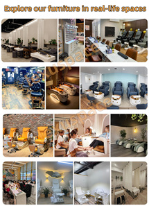 Eleganter Ganzkörper <span class=keywords><strong>massage</strong></span> Pediküre Stuhl Kompakte Größe mit Abfluss pumpe für Nail Shop - Product Image 5