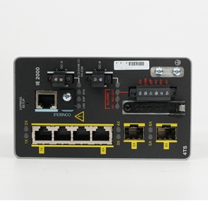 IE-2000-4TS-G-B โรงงานใหม่ IE2000 ซีรี่ส์ 4 พอร์ตอีเธอร์เน็ตที่รวดเร็วชั้น 2 สวิตช์อีเธอร์เน็ต SFP