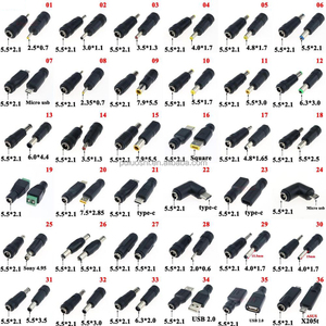 适配器插头转换器5.5毫米x 2.1毫米母插头至7.4毫米x 5. 0mm，带引脚公插头 - Product Image 6